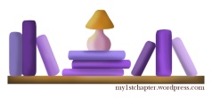 bookshelf - purple